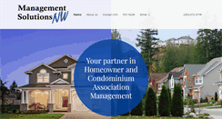 Desktop Screenshot of managementsolutionsnw.com